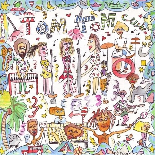 Tom Tom Club album colorful illustrated cover art