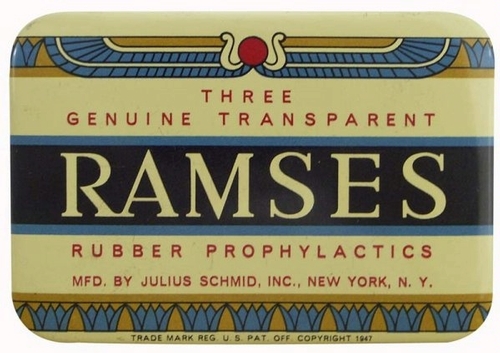 Ramses condom package design via cardhouse.com