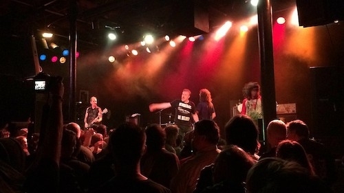 onstage photo of Mojo Nixon, Jello Biafra and others