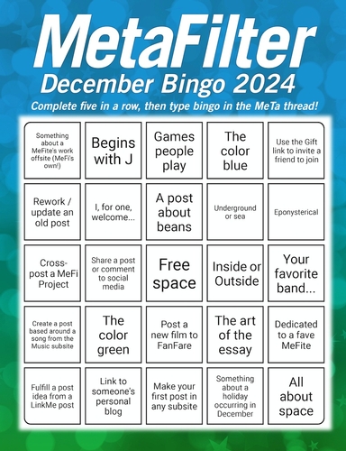 mefi bingo card