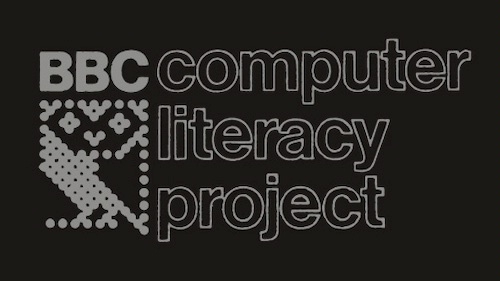 BBC Computer Literacy Project logo with BBC and ascii type owl on one side and the text Computer Literacy Project on the other